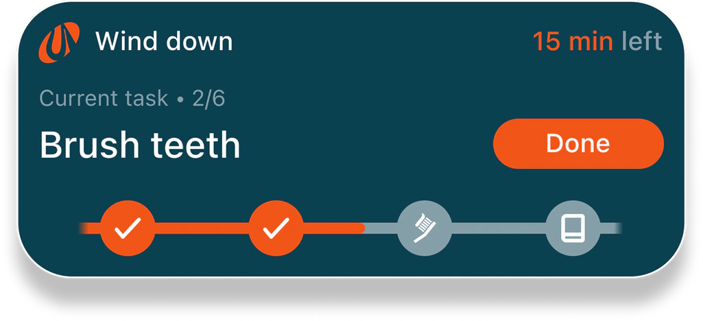 Unwindy Lock Screen routine status